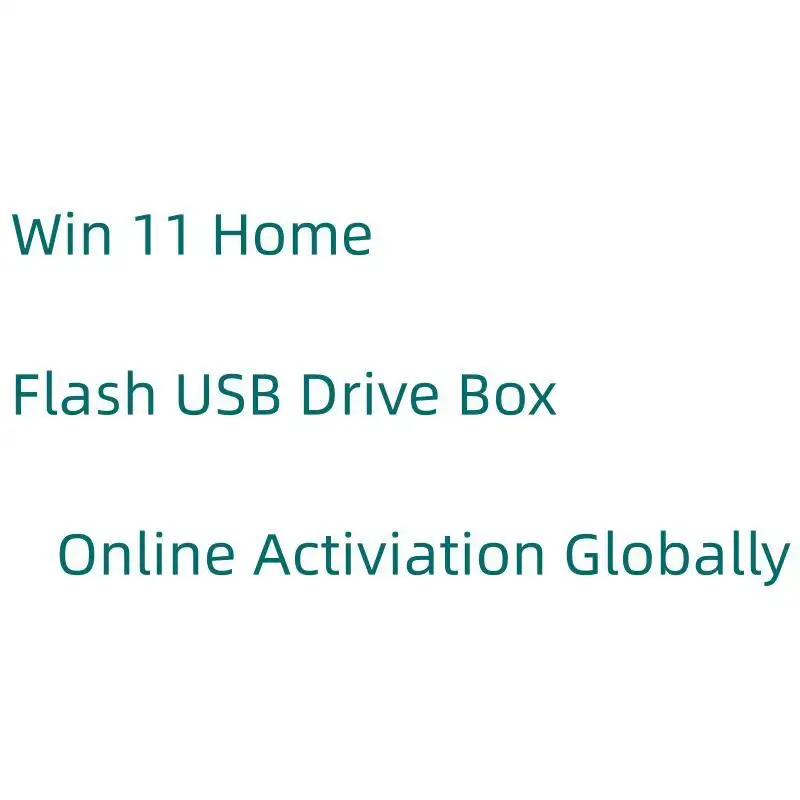 Оптовая продажа высокое качество Win 11 домашний английский флэш-накопитель USB 100% активации онлайн по всему миру Бесплатная доставка