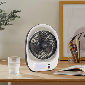 Winning Star 8 Inch Desktop Fan With Led <b>Light</b> Usb Powered Portable Cooling Fan - Product Image 2