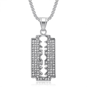 Ciondolo Gangster Hip Hop Iced Out Con Zirconi - Ottone Dorato - MaxBling81