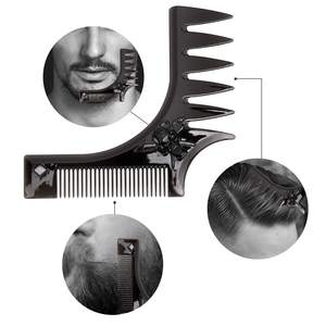 Lot d'accessoires de barbier en gros : Peigne <span class=keywords><strong>afro</strong></span>, brosses double face, peigne à queue pour coiffure texturée et peigne pour cheveux mouillés ou coiffés à l'huile - Product Image 3