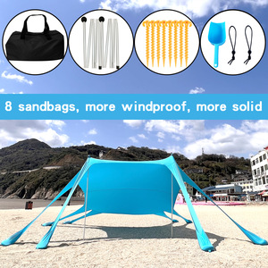 Toldo Manual para Playa, Protección Solar, Portátil, de una Sola Pieza, en Existencia, Venta Caliente 2026 - Product Image 2
