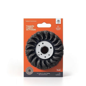 Twisted Bunch Cup <b>Brush</b> Steel M14 Abrasive For Metal Polishing - Product Image 2