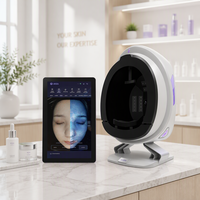 Alat Analisa Kulit Wajah 3D AI UV RGB Scanner Kompleks 21.5 Inch, Deteksi Jerawat, Pigmentasi, Kerutan, dan Kelembapan untuk Komersial