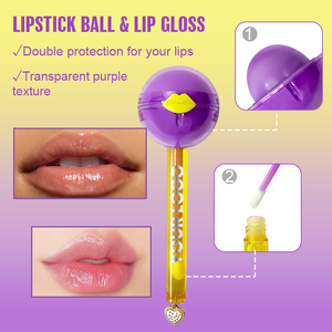 Brillo Labial Vegano de Alta Calidad OEM, Repara Labios Dañados, Hidratación Intensa, con Extracto de Uva y Karité Natural - Product Image 2