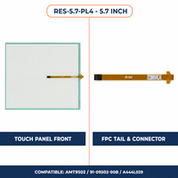 Nouveau panneau d'écran tactile à résistance simple, film ITO, analogique I/O Ethernet AMT9502 91-09502-00B A444L029 RES-5.7-PL4 1280x1024