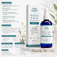 Semprotan Pembersih Organik Baru dari Kayu Cendana & Chamomile yang Diperas Dingin untuk Relaksasi & Pembersihan Spiritual 100% Murni