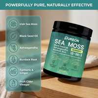 Gummies véganes Halal Pureon 16-en-1 à base d'algues marines pour la réparation articulaire avec racine de bardane, Ashwagandha et huile de nigelle pour adultes