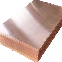 Feuille de cuivre en laiton de 0,8 mm, feuille de cathode en cuivre, plaque de cuivre pour la construction industrielle