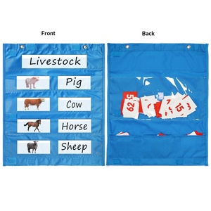 Bolsa Magnética para Pizarra Blanca, para Niños de 4 a 6 Años, Material de Poliéster, Tabla de Bolsillo para Enseñanza y Estudio - Product Image 2