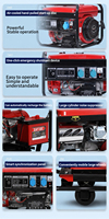 Générateur diesel portable à châssis ouvert Durabler, 220V monophasé, refroidi par air, groupe électrogène d'urgence pour usage domestique, construction et agriculture