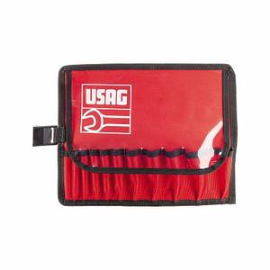 Sac à outils Usag rouge, 10-14 poches, fermeture à rabat, porte-clés, rangement universel - Product Image 1