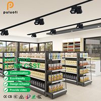 Projecteur sur rail en aluminium robuste, conçu pour les grandes usines, projecteurs haute puissance pour centres commerciaux et magasins, éclairage d'appoint 98 CRI, éclairage dédié
