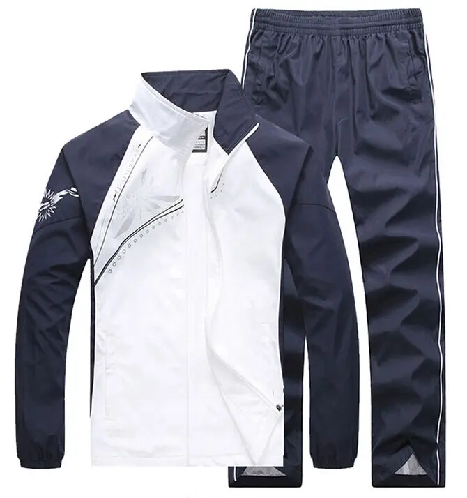 Custom training jogging wear Set Mens Sports Sweat Track Suit with own design and logo