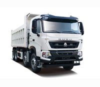 Truk Dump SINOTRUK HOWO T7S 8x4 430HP Tugas Berat 30 Ton Truk Tipper Pertambangan untuk Konstruksi, Pekerjaan Tanah, dan Pengangkutan Pasir