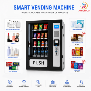 Mini distributeur automatique JFP, petit distributeur automatique intelligent de collations et de boissons, écran tactile, paiement multi-mode, <span class=keywords><strong>24h</strong></span>/24 - Product Image 1