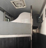 Camion de luxe pour chevaux, chariot équestre, camion en fibre de verre, camping-car, camion pour 8/9 chevaux