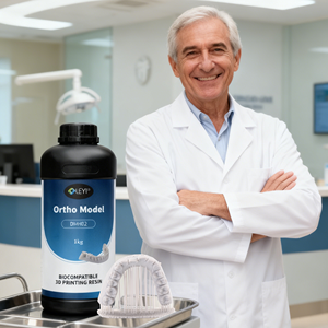 Resina per Modelli Ortodontici LEYI DMH02 Grigia per Allineatori Trasparenti Alta Precisione e Stabilità Termica per Stampa 3D Dentale - Product Image 1