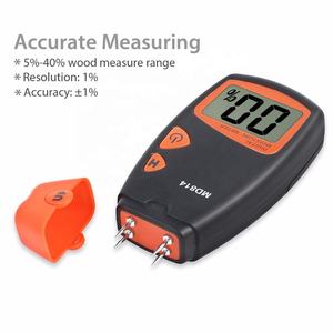 Verificador de umidade de madeira md814, detector de quatro agulhas tipo higrômetro de madeira display lcd digital de registro de madeira testador de umidade do chão - Product Image 3