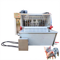 Grande machine de nettoyage de porcs en acier inoxydable pour abattoir, équipement d'abattage et d'épluchage des poils