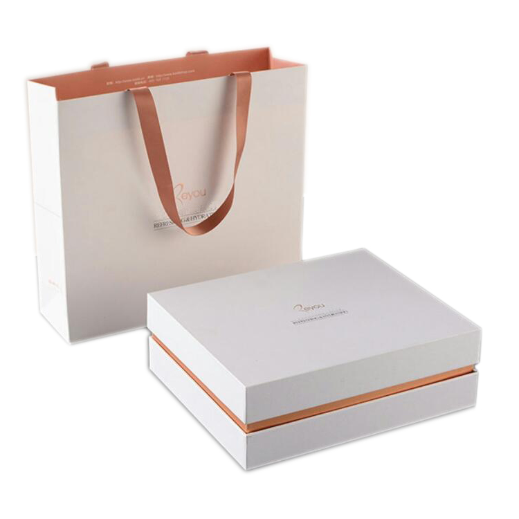 Wholesale custom printing lid and ba<i></i>se 2 pieces gift box for cosmetic packaging