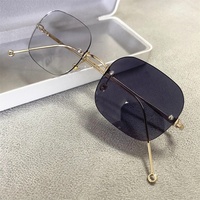 Lunettes Photochromiques Rondes et Carrées en Métal Doré et Argenté, Sans Monture, Verres Photogray Antireflet 2026 pour Femme