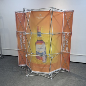 Hot bán nhôm gấp Pop Up biểu ngữ đứng tường 3x3M 3x4m Pop Up biểu ngữ hiển thị đứng - Product Image 4