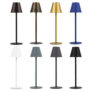 مصباح طاولة تعمل باللمس لاسلكي-مصباح ليلي حديث قابل لإعادة الشحن لـ ، مصابيح مكتب محمولة تعمل بخاصية التعتيم 3 ألوان - Product Image 2