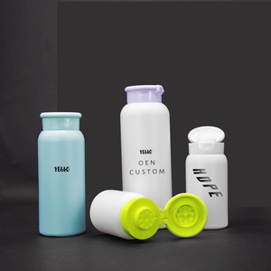 Bán buôn <span class=keywords><strong>30ml</strong></span> 50ml 100ml 150ml đen trắng PE Matte nhựa cơ thể Talc bột chai với sifter lật <span class=keywords><strong>cap</strong></span> - Product Image 6