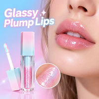 FAIRY LG289 Huile à lèvres liquide hydratante et brillante avec paillettes, enrichie en ingrédients chimiques, deux-en-un, nouveau design, OEM, personnalisation privée