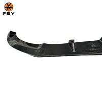 Lèvre de pare-chocs avant en fibre de carbone style PSM pour Mercedes Benz W205 Classe C AMG C63s 2015-2021