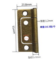 Charnières papillon en acier pour porte en bois, finition laiton foncé, charnières pliantes anciennes de 2 pouces, vente en gros du fabricant