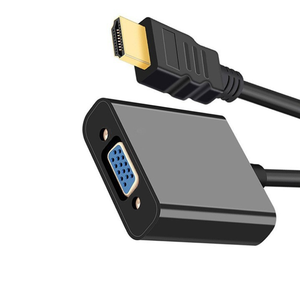 อะแดปเตอร์ <span class=keywords><strong>HDMI</strong></span> เป็น <span class=keywords><strong>VGA</strong></span> 1080P, ตัวแปลง <span class=keywords><strong>VGA</strong></span> 1080P ชุบทอง ใช้งานร่วมกับกล่องทีวีแอนดรอยด์ 4K และโปรเจคเตอร์, ตัวสลับวิดีโอ - Product Image 2