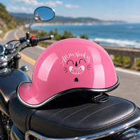 Casque de moto vintage à visière ouverte, personnalisé avec logo, vente en gros d'usine, design sur mesure pour hommes et femmes