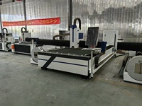 HUAXIA 2025 CNC Machine de découpe de plaque de tube laser à fibre haute vitesse haute précision automatique plaque de tube en métal AI BMP PLT Hiwin