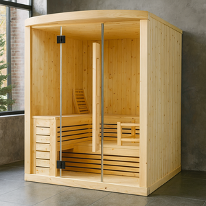Sauna de Vapor Seco para Varias Personas, Diseño de Barril Resistente a la Lluvia para Casa o Villa, con Infrarrojos Lejanos para Uso Doméstico - Product Image 2