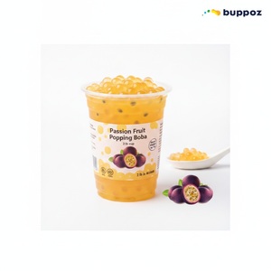ไข่มุกเสาวรสแบบแตกในปาก 2 ปอนด์ แบบถ้วย ฮาลาล HACCP สำหรับร้านชานมไข่มุก รับผลิตแบบ OEM - Product Image 6