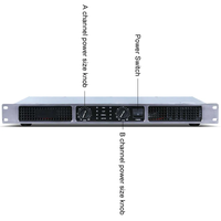 Amplificateur Audio de puissance professionnel U150 200W * 2 haute qualité 2 canaux pour conférence Home cinéma coque en métal