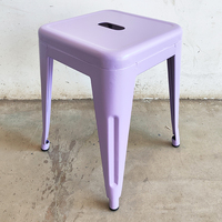 Tabourets de bar en métal modernes, simples, personnalisables, durables et écologiques, en stock chez le fabricant, élégants pour les restaurants commerciaux