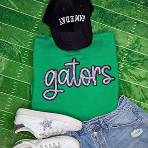 Personalizzare le toppe da ricamo con guerrieri di paillettes d'argento con consegna esentasse MOQ 50 pz Gators ribelli Aggies applicazioni per i trasferimenti di paillettes - Product Image 3