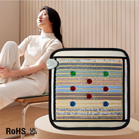 Couvre-matelas PEMF avec logo personnalisé, chauffage et cristaux pour la thérapie magnétique sur fauteuils de massage