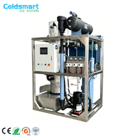 Machine à glaçons industrielle Coldsmart de 1 tonne à économie d'énergie avec compresseur Copeland/Invotech et réfrigérant R404A