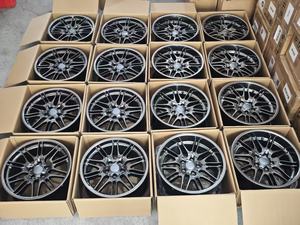 Jantes YQ à Déport Profond 18x8j 18x9.5j ET 20/22 PCD 5x120 CB 74.1 Jante Style Rétro pour BMW E60 E39 E40 E30 M5 M3 Noir Hyper Black - Product Image 2