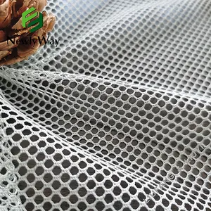 Mesh Fabric for Laundry Bag Manufacturer Quality Poly Warp Knitted 100% Polyester Plain Dyed Lightweight Used Shoes Qualified