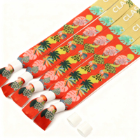 Bracelets en tissu polyester sublimé aux couleurs pastel de printemps |   Motif d'œuf de lapin de Pâques adapté aux cadeaux de vacances pour enfants
