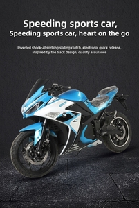 Nuova Moto Elettrica Ninja V6 2026 per Adulti |   Moto Sportiva da Corsa ad Alta Velocità 72V 3000W |   E-Moto ad Alte Prestazioni 90km/h - Product Image 3