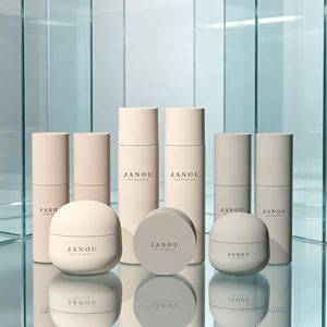Ensemble de flacons cosmétiques en plastique premium à paroi épaisse, vides, pour toner, lotion, sérum, crème, crème pour les yeux, emballage <span class=keywords><strong>JANOU</strong></span>, logo personnalisé - Product Image 6