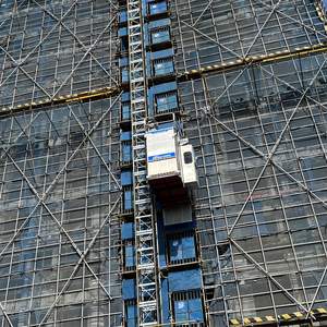 DAHAN Sc200/200 2000KG Treuil de construction intelligent à double cage Ascenseur de chantier 0-40m/min Vitesse de levage maximale - Product Image 4