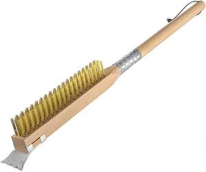 Outils de <span class=keywords><strong>brosse</strong></span> de <span class=keywords><strong>four</strong></span> <span class=keywords><strong>à</strong></span> pizza poils <span class=keywords><strong>en</strong></span> <span class=keywords><strong>laiton</strong></span> BBQ pierre <span class=keywords><strong>à</strong></span> pizza <span class=keywords><strong>brosse</strong></span> grattoir gril <span class=keywords><strong>four</strong></span> <span class=keywords><strong>brosse</strong></span> de nettoyage - Product Image 2