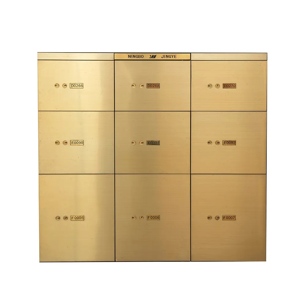 JINGYE Bank /Hotel Security Steel Safety Deposit Box Safe Locker Bank Vault