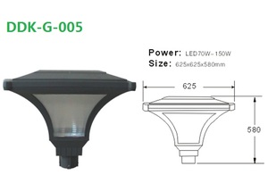 Poteau lumineux en Aluminium moulé sous pression, 3m, 4m, 5m, Ip65, Led pour l'extérieur, rue, jardin - Product Image 4